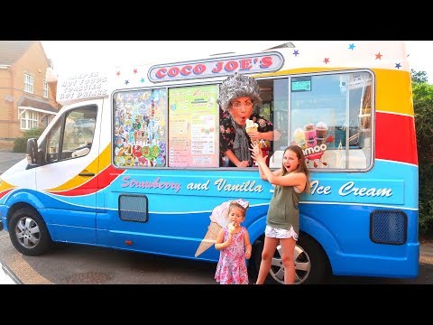 GREEDY GRANNY ICE CREAM TRUCK!! Kids Pretend Play