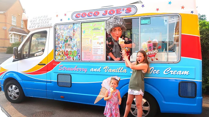 GREEDY GRANNY ICE CREAM TRUCK!! Kids Pretend Play
