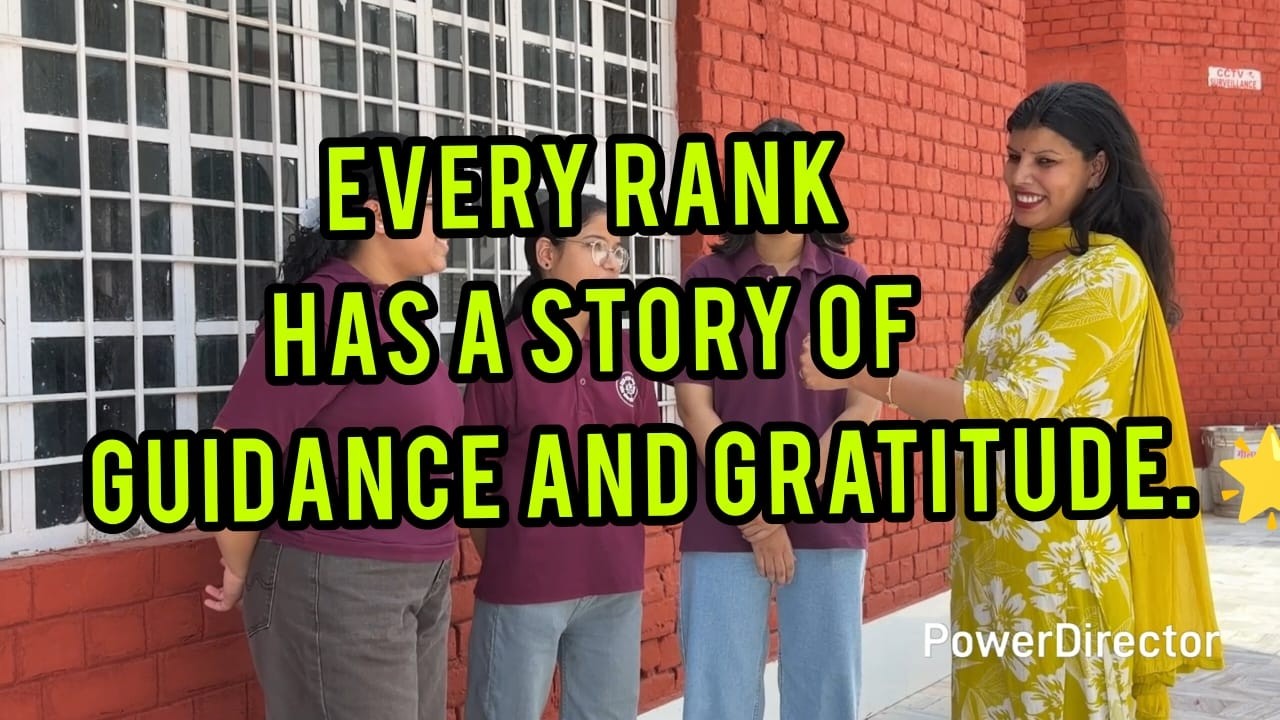 Every rank has a story of guidance and gratitude. 🌟