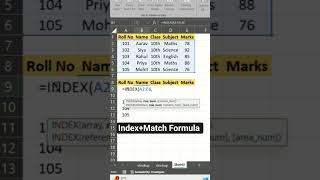 INDEX+MATCH Excel Dhansu Trick! 🔥 99% Log Nahi Jaante