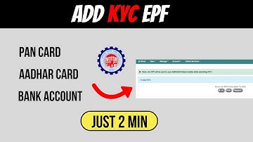 How To Add kyc In PF Account | How To Do kyc In PF Account | Tamil