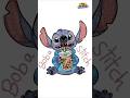 Drawing STITCH Drinking BOBA .. #drawing #digitalart #stitch