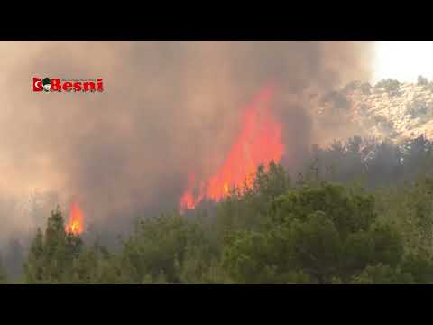 Besni’de 200 Hektarlık Alan Kül Oldu