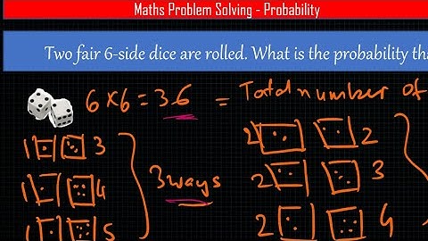 Maths Problem solving - Probability - Throw of a dice