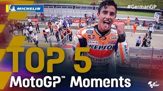 Top 5 MotoGP™ Moments by Michelin | 2021 #GermanGP