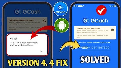 How to Fix GCash “This Feature Does Not Support Android 4.4 and Lower” Problem | 100% Workin