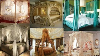 most beautiful canopy bed curtains/Luxury canopy bed design ideas by abihazone