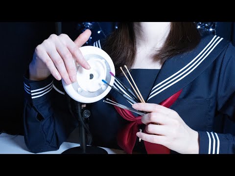 【ASMR】元JKによる三種類の癒しの耳かき🌸 卒業おめでとうASMR🎓 ステンレス/竹耳かき/シリコン耳かき