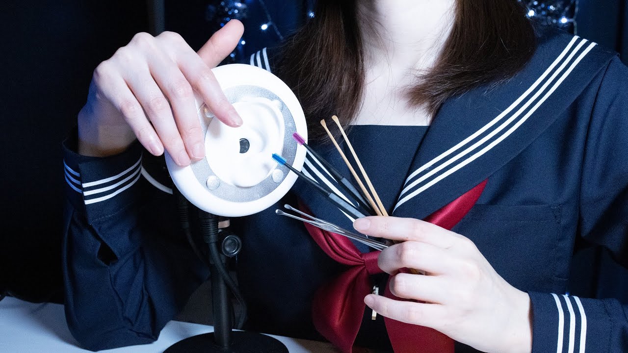 【ASMR】元JKによる三種類の癒しの耳かき🌸 卒業おめでとうASMR🎓 ステンレス/竹耳かき/シリコン耳かき