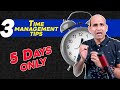 Time management techniques  5 days effective formula  by bd verma