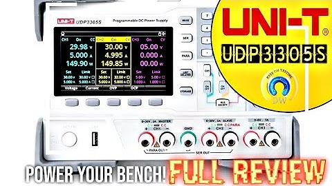 UNI-T UDP3305S PROGRAMMABLE DC Power Supply Review!