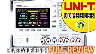 UNIT UDP3305S PROGRAMMABLE DC Power Supply Review!