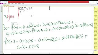 The Divided Differences Example