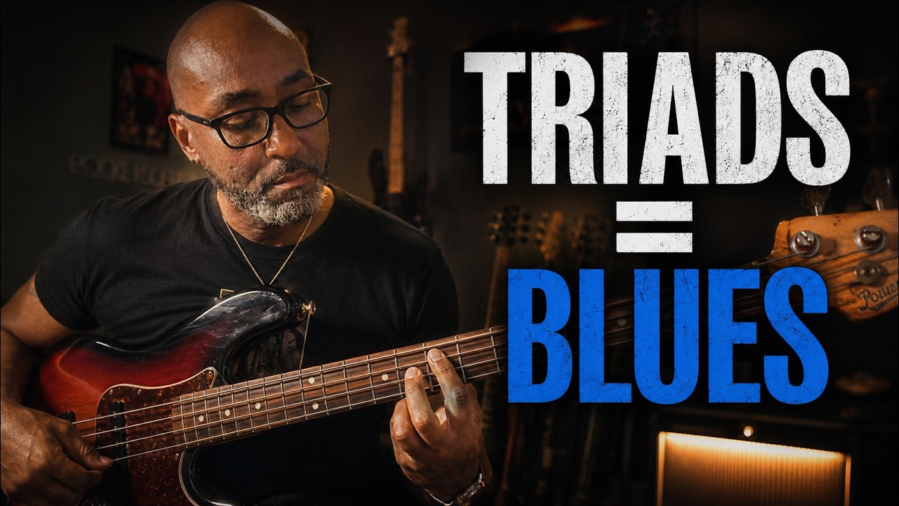 Major Triads for Blues Bass: The 1-4-5 Pattern Explained