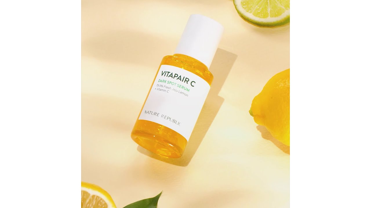 Vitapair C Dark Spot Serum Benefits Nature Republic Vitamin C Skincare 🍋 YouTube