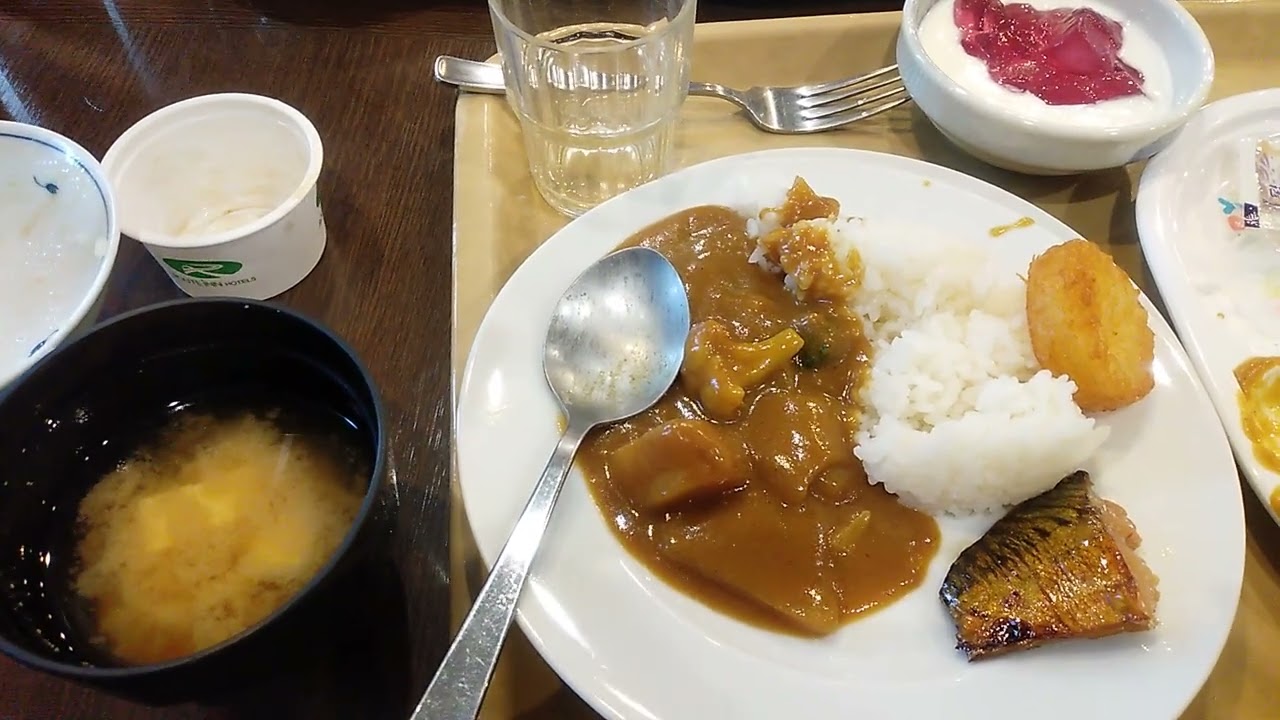 ホテルルートイン石巻河南インター　朝食　