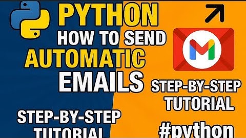 How to Send Automatic Emails Using Python (Step-by-Step Tutorial) 🔥#python #coding