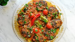 Have you potatoes, make the best kofta tray  عندك بطاطس اعملي اطيب صينية كفتة