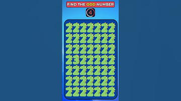 Find the ODD One Out - Numbers and Letters Edition ✅ Easy, Medium, Hard - 30 levels