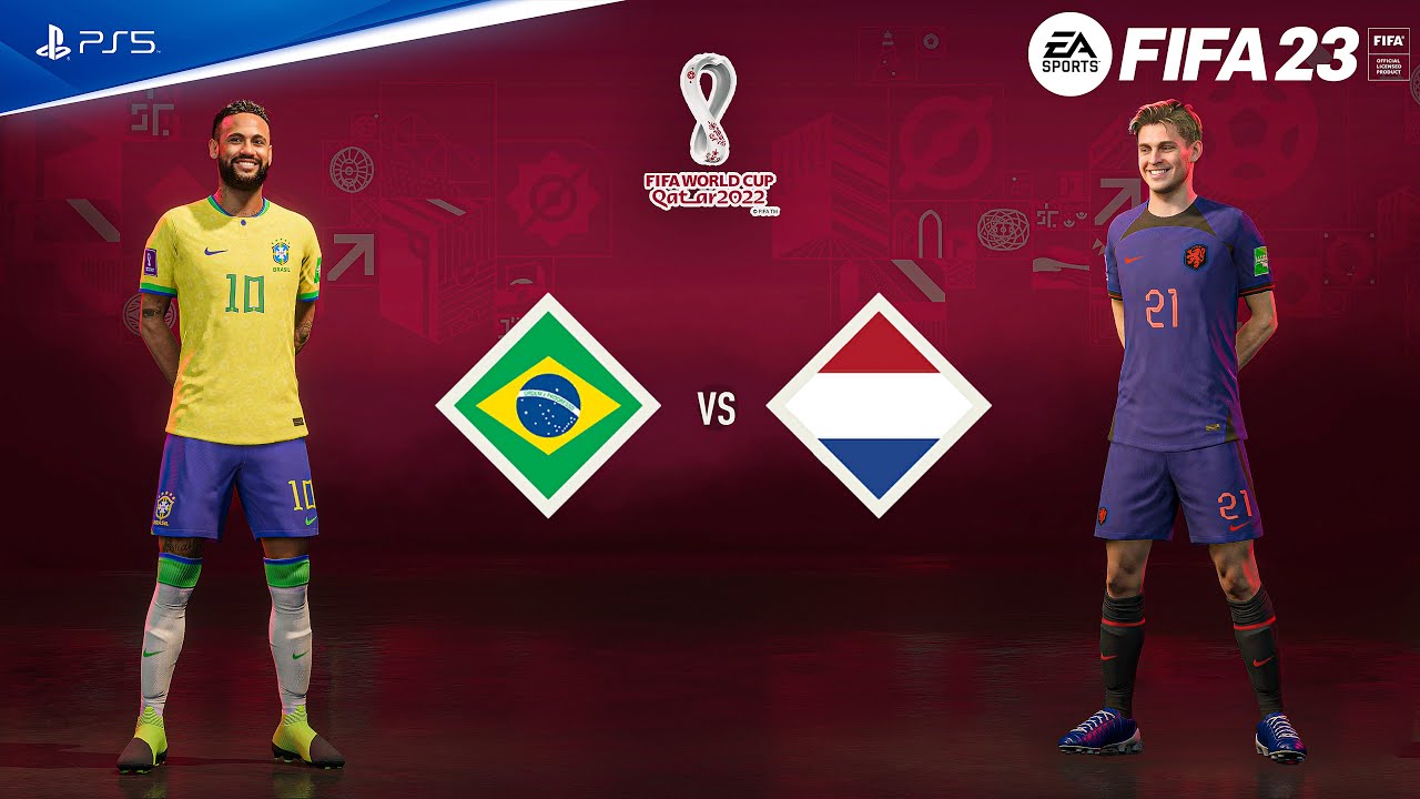 FIFA 23 - Brazil vs Netherlands - Qatar World Cup Final 2022 PS5™ 4K60 