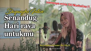 Video thumbnail of "Dayangku Intan - Senandung Hari Raya Untukmu cover by. Roza Rezita [ LIRIK ]"