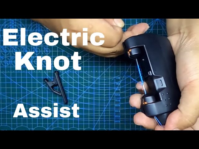 TOTURIAL] ELECTRIC FISHING KNOT ASSIST TOOL, EASY FG KNOT, EASY AND FAST WAY