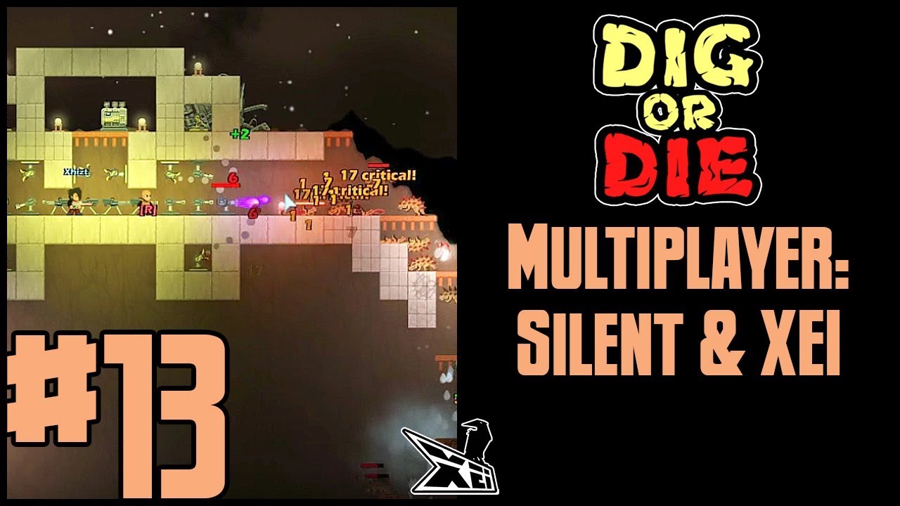 Let's Play Dig or Die: Multiplayer | Day 13: Silent & XEI
