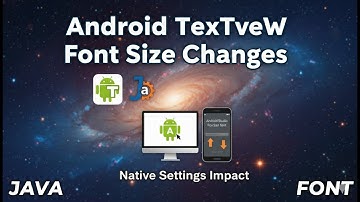 Font size of TextView in Android application changes on changing font size from native settings