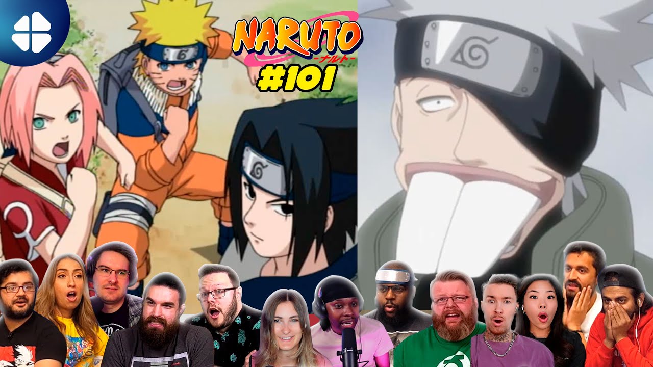 Kakashi-Sensei's True Face! | Naruto Episode 101 Reaction Mashup ナルト海外の反応