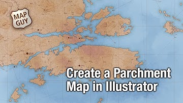 Create a Parchment Map in Adobe Illustrator