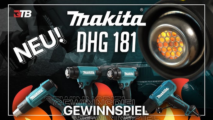 Makita DHG 180 F1 Akku Heißluftgebläse 18 V 550 °C + 1x Akku 3,0