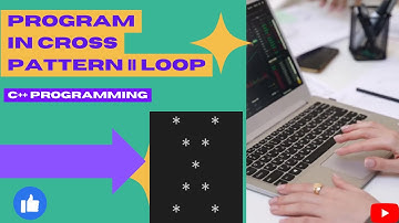 Program to print the cross pattern || C++ || in X shape