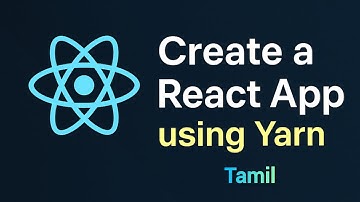 Create a React App Using Yarn ✅| React JS | Tamil |cleanNcode