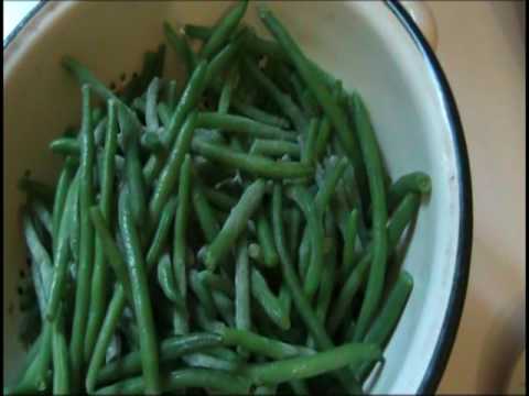 Haricots verts sauce Echalottes - Une Entre facile...