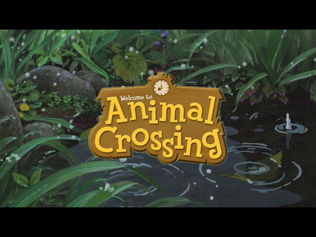 Relaxing Animal Crossing music + rain sounds ♡ class=