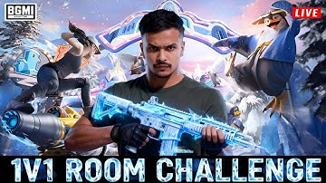 BGMI LIVE | 1V1 TDM ROOM | JOIN NOW | #bgmi #live #facecam #pubg #gaminglive
