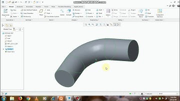 Creo: How to create Elbow? Sweep