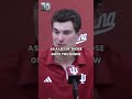 Fernando Mendoza is such a leader. #iufb #HeisMendoza