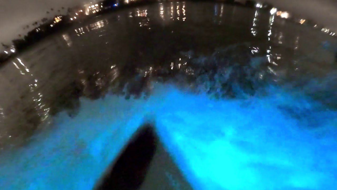 Surfer Rides Glowing Bioluminescence Waves in Oceanside, California