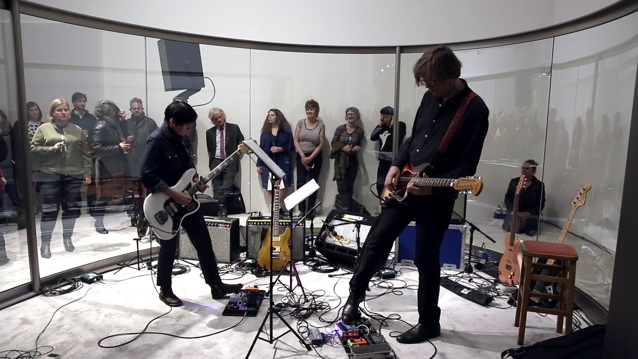 Performance by Thurston Moore and Debbie Googe for Dan Graham's 'Rock 'n' Roll'