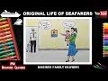 Original Life Of Seafarers Scene Drawing I How to draw Mariner Family Drawing I Memory Drawing