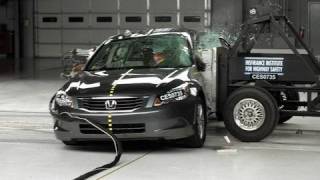 2008 Honda Accord side IIHS crash test 2008 Honda Accord side IIHS crash test
