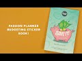 Passion planner budgeting sticker pack