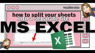 how to convert  each excel worksheet into a separate  excel file