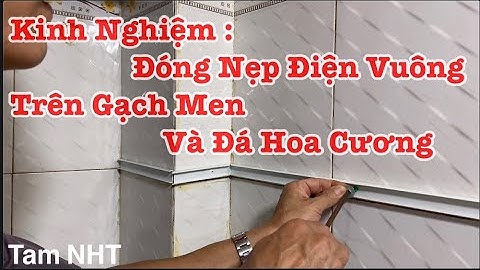 Nẹp luồn dây điện dạng vuông nổi