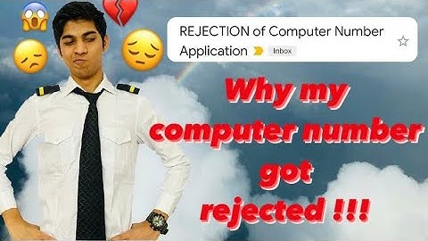 Why my computer number got rejected???