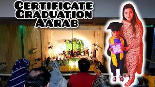 Certificate Graduation Aarab | School | Hira Azhar