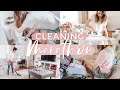 ULTIMATE CLEANING MARATHON!!! OVER 1 1/2 HOURS OF CLEANING | LONG CLEAN WITH ME VIDEO  Justine Marie