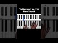 How to play “Golden Hour” by JVKE on piano #goldenhour #piano #pianocover
