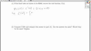 Applied Calculus Checkpoint Quiz 02 Part 1 of 2
